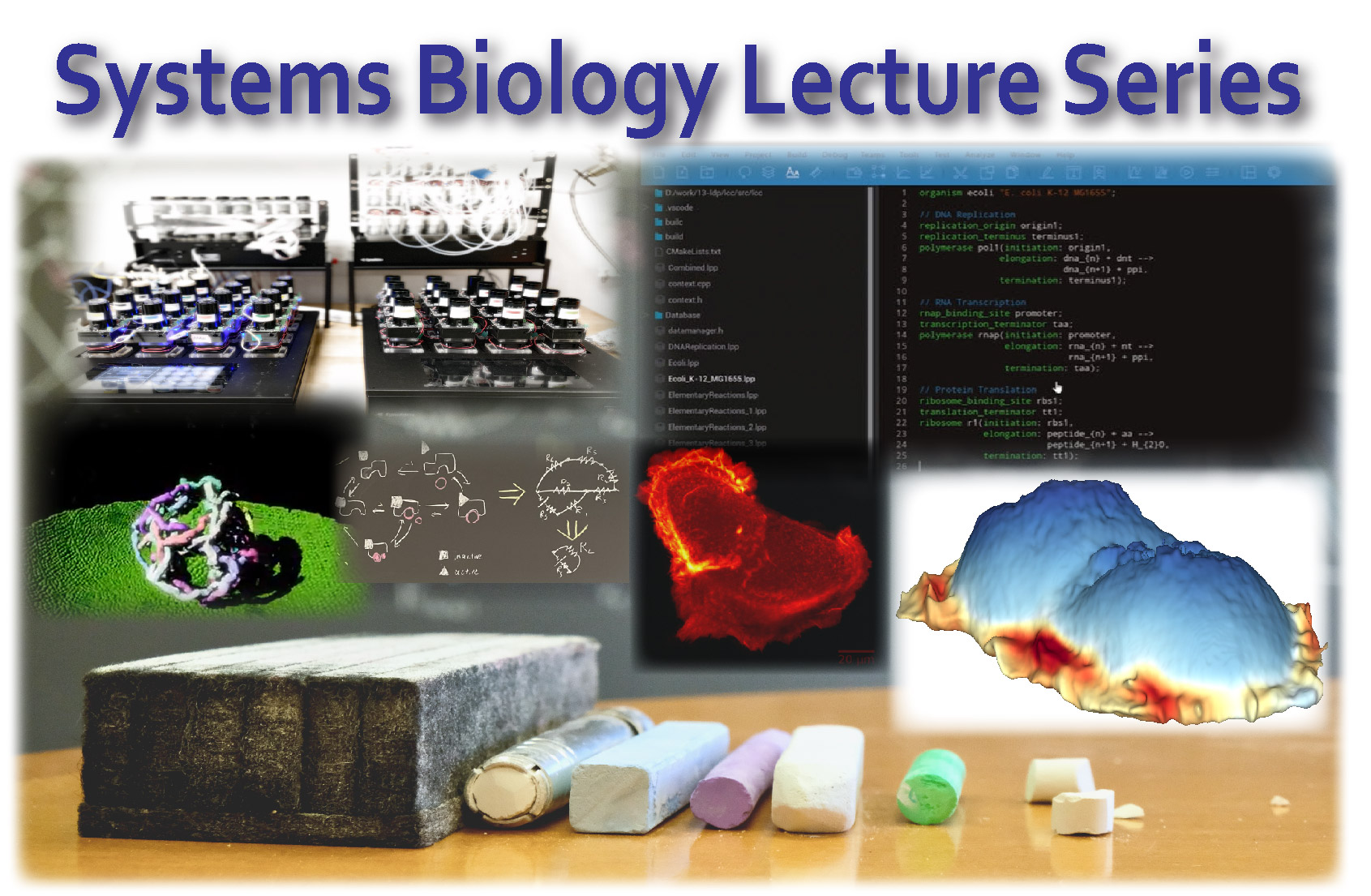 image showing different research specialties in Green Center for Systems Biology